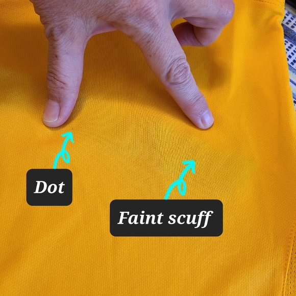 Nike Sphere React Vented Yellow Golf Polo XXL - Picture 4 of 4